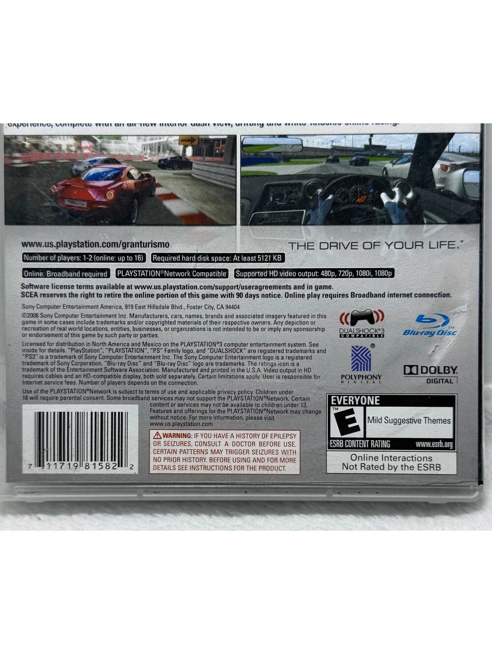 Gran Turismo 5 Prologue Sony PlayStation 3 PS3 Complete CIB Working